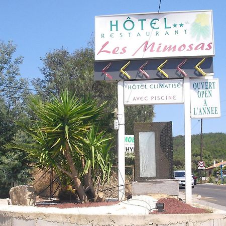 Hotel Les Mimosas Bormes-les-Mimosas Bagian luar foto