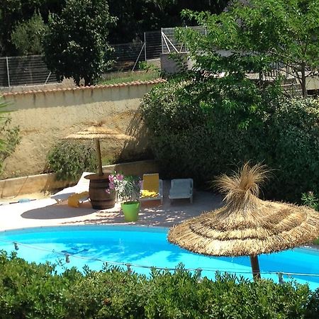 Hotel Les Mimosas Bormes-les-Mimosas Bagian luar foto