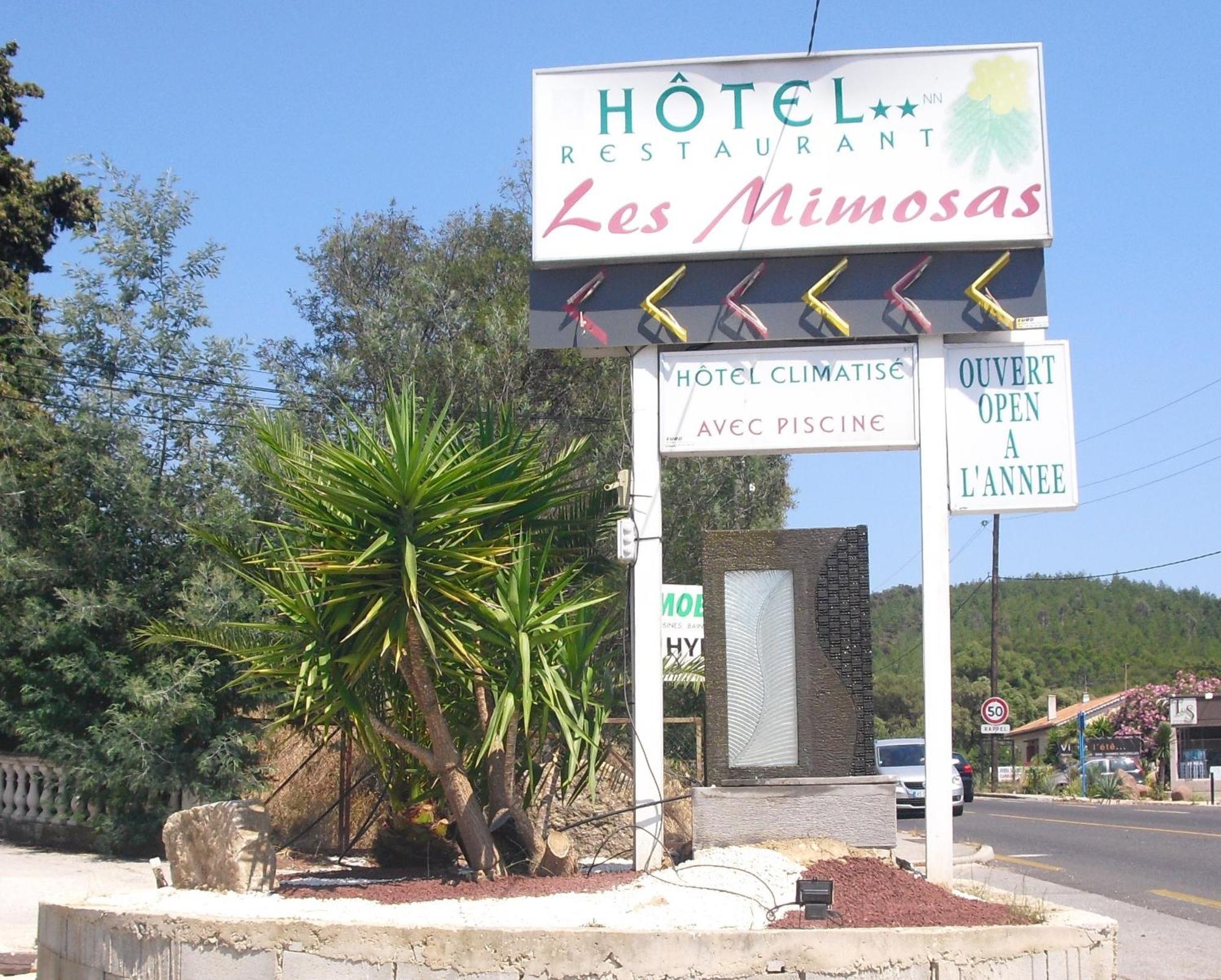 Hotel Les Mimosas Bormes-les-Mimosas Bagian luar foto